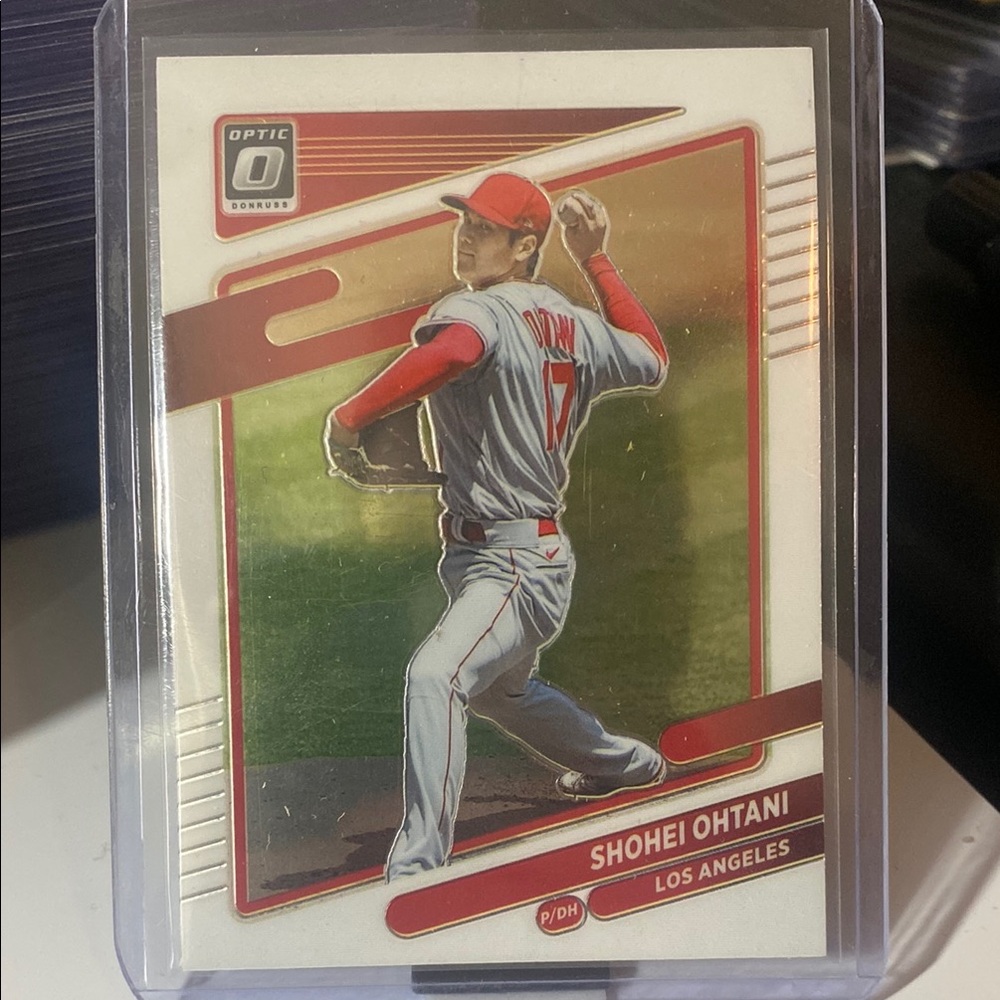 2021 Optic Donruss Shohei Ohtani Baseball Card